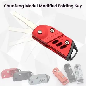 For CFMOTO Foldable Key Conversion Kit with Spring - Compatible with 250/450/500/675SR  800MT/NK Models Motorcycle Modification