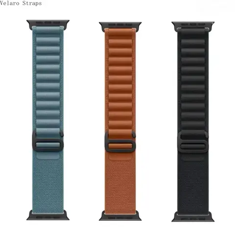 Sporty Breathable Smartwatch Compatible Band - Durable Looped Nylon Stylish Accessory, Adjustable Unisex Hiking Replacement Strap for 42/44/45/46/49mm Ultra & Series Models