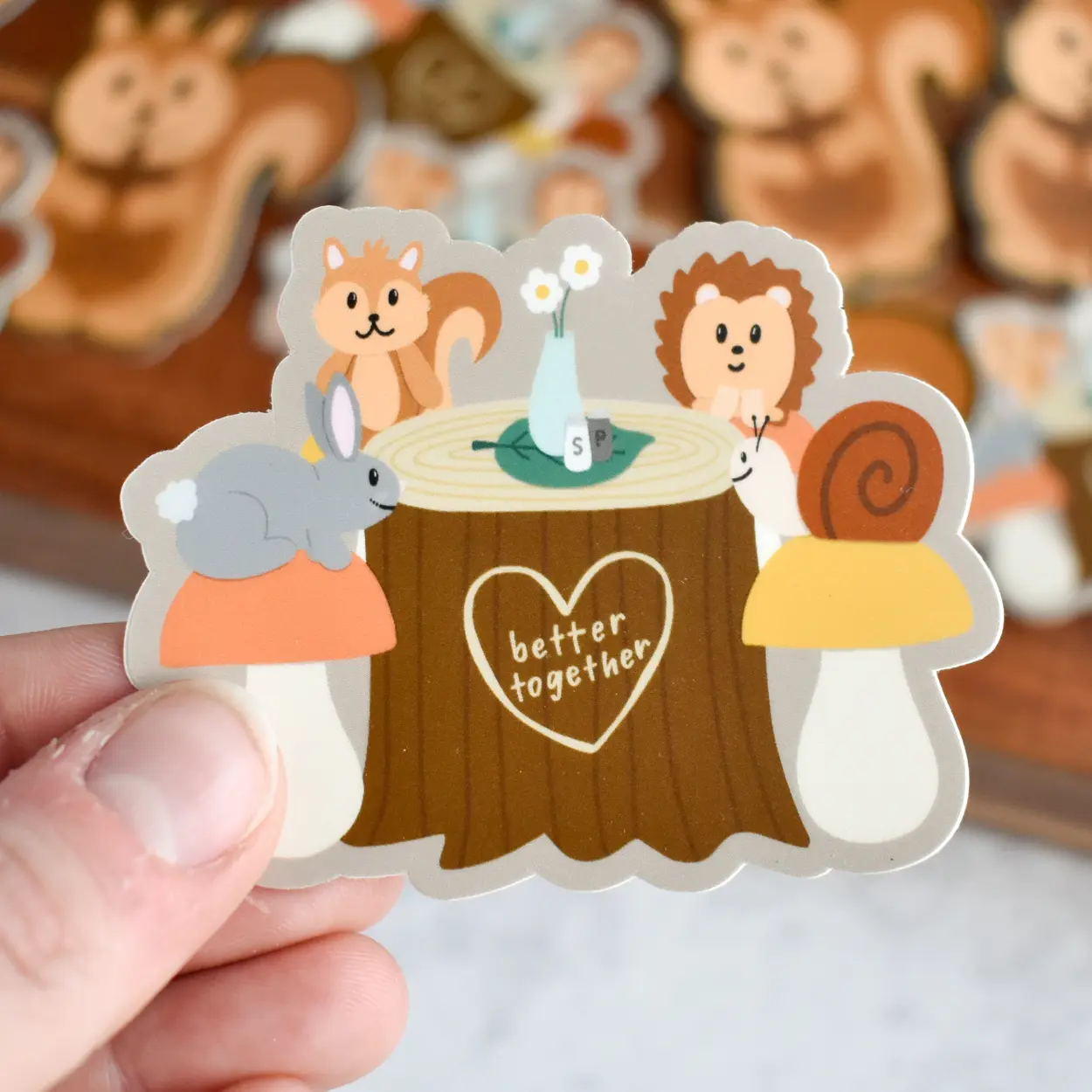 Better Together Forest Friends Sticker