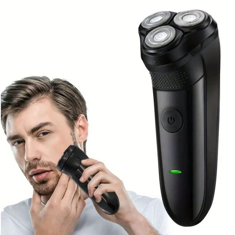 Electric Shaver Rechargeable Men's Beard Trimmer Portable Cordless Shaving Tool Excellent Gift for Birthdays Fathers Husbands Boyfriends