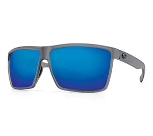 Costa Rincon Polarized Sunglasses - Smoke Crystal/Blue Mirror