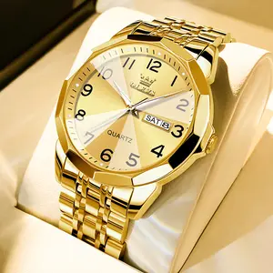 TAXAU Men's Diamond Watch, Business Formal Watch Waterproof Luminous