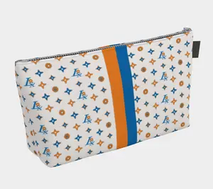 CREAM CHEESE Bagels and Basketball Knicks ZIP pouch