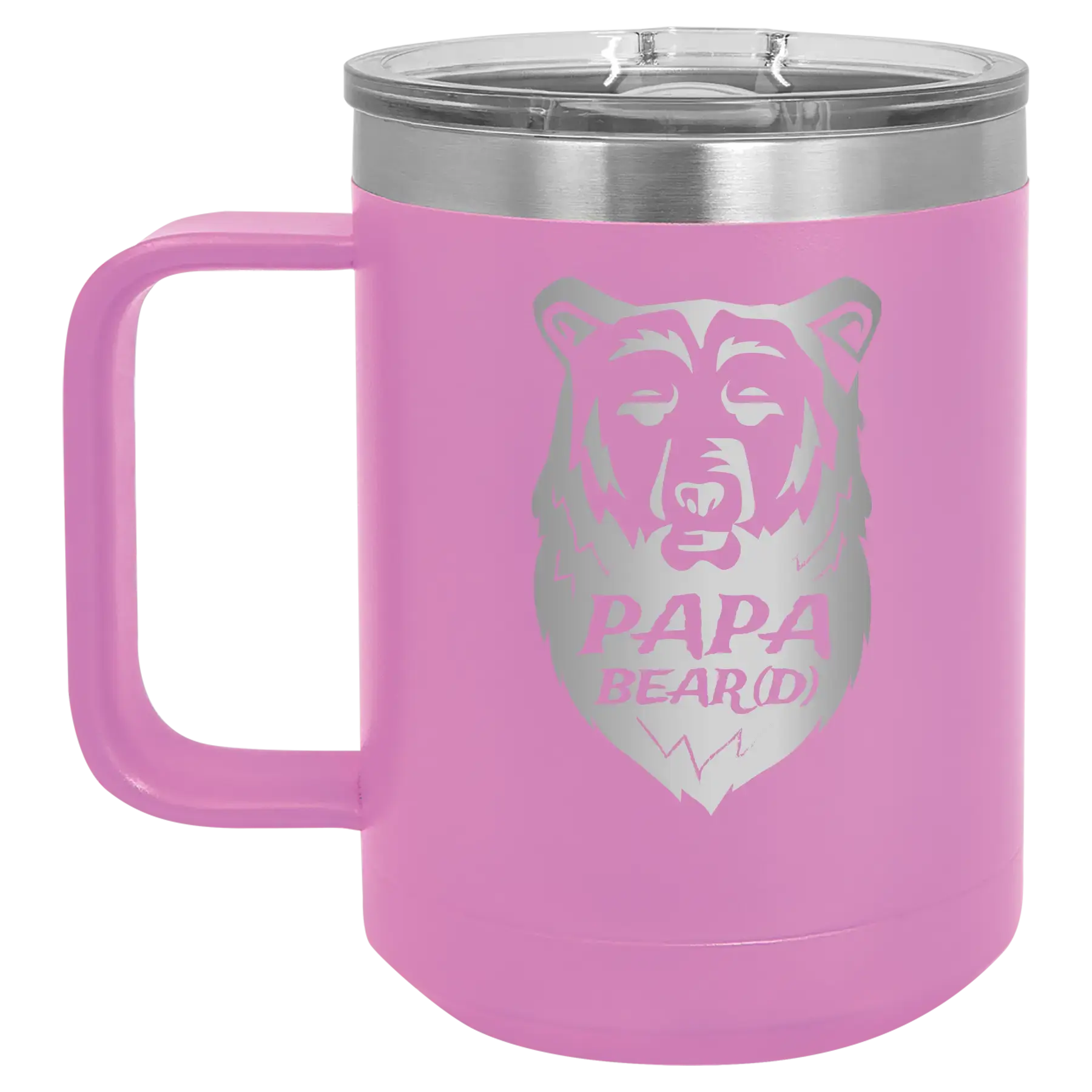 Papa Beard 15 oz Mug | Light Purple