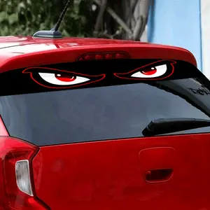 Angry Eyes Car Sticker for Windshield Front Window Decal Universal Fit SUV Truck Van Automotive Exterior Decoration