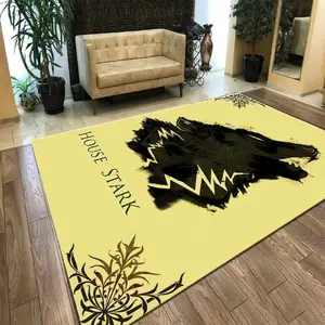 Stark Hause  Rug, Fan Carpet, Nonslip Floor Carpet,Teen'S Rug,Area Rug, Halloween Gift For Family, Cute Gift Non-Slip Floor Carpet, Decoration Mat for home Living Room Bedroom, Room Decor, Home Decor