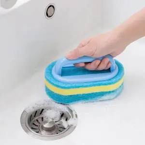 Handled Bathtub Cleaning Brush — A Multi-purpose Cleaning Brush for Kitchens, Bathtubs, Tiles, and Sinks