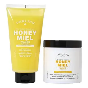 Perlier Honey Royal Jelly Lemon Body Cream and Shower Cream Set