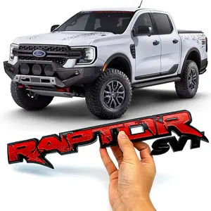 Ford Raptor Series Car Sticker, Metal Letter Decoration for Tailgate & Trunk, Durable Vehicle Decal, Easy Application, Car Decals