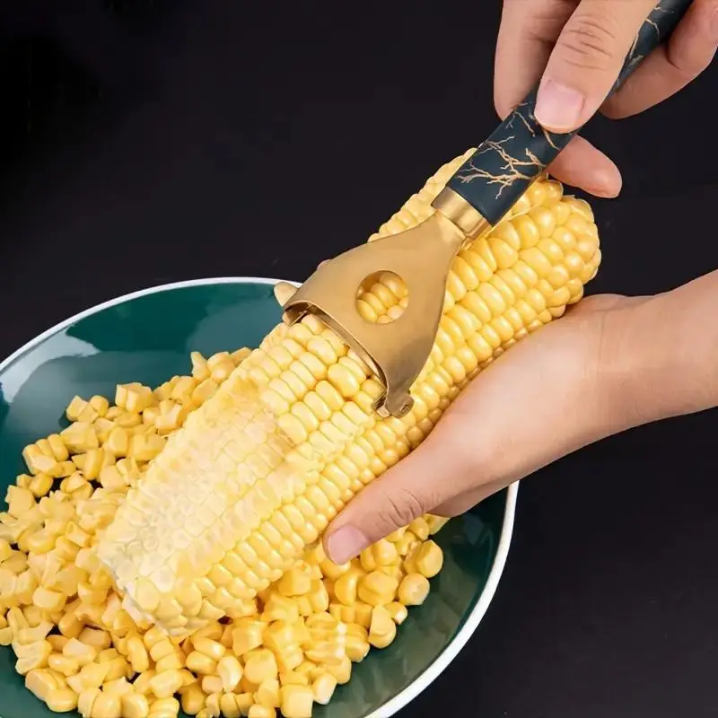 Stainless Steel Corn Peeler, 1 Count Easy To Use Reusable Corn Stripper, Multifunctional Kitchen Gadgets, Kitchen Utensils & Gadgets