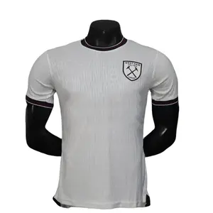 25-26West Ham Soccer jersey S-2XL Away Unisex  Player Issue Breathable Stretchy Top Quality Ready Stock Cheap