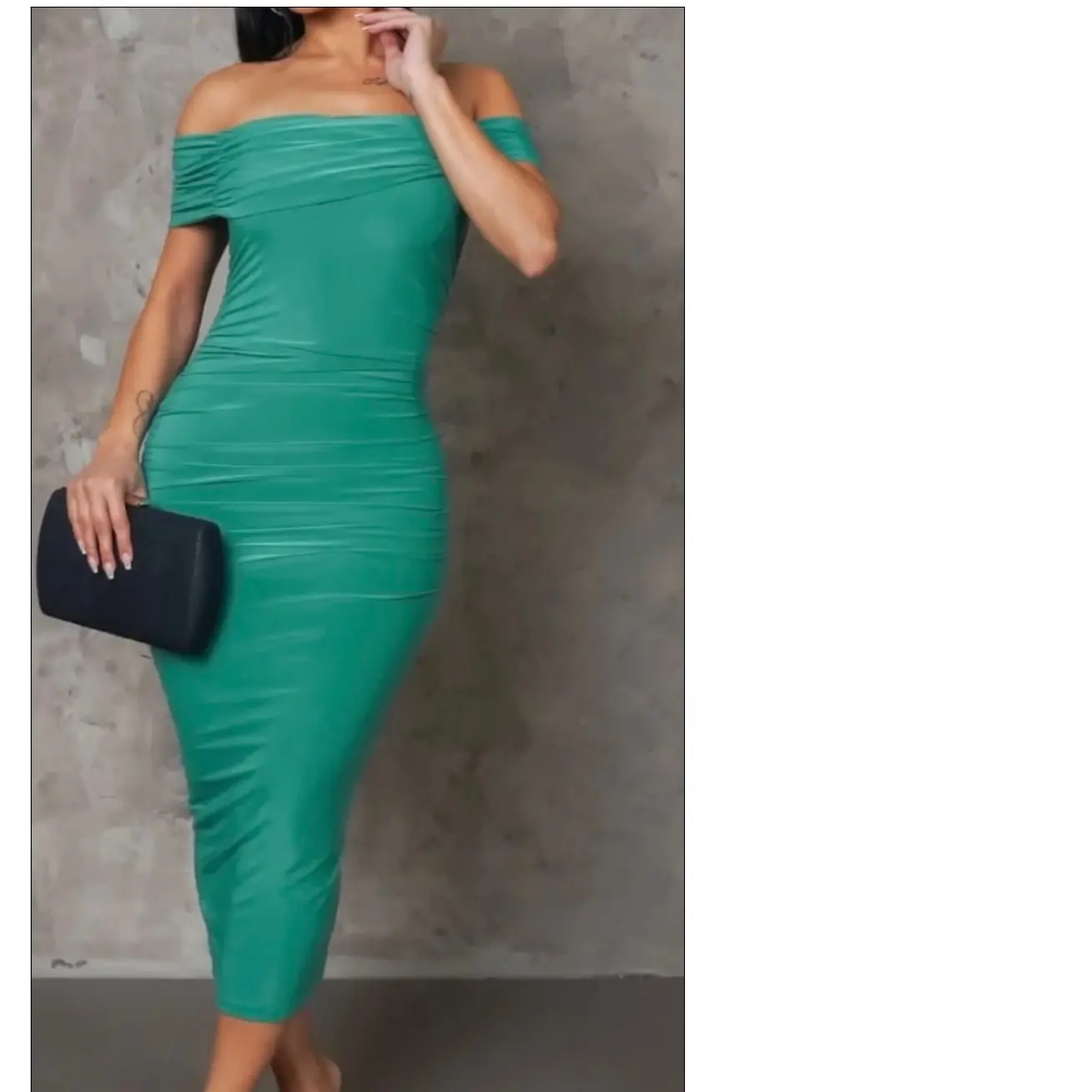Teal MIDI Dress