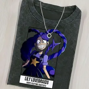 Youth Version - Lily Lovebraids Poppy Playtime shirt Sweet Braids, Sinister Mind, Poppy Playtime merch, CatNap, Kissy Missy, Miss Delight L