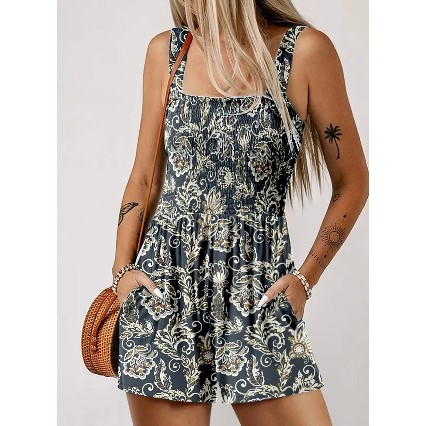 Dokotoo Rompers for Women 2026 Casual Loose Short Overalls One Dokotoo Rompers for Women 2026 Casual Loose Short Overalls One