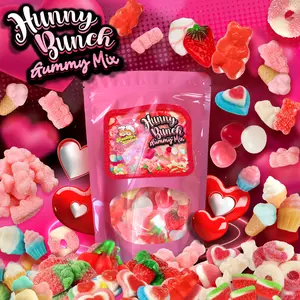 Hunny Bunch Gummy Mix - Delightful Valentine's Day Candy Assortment with 3D Cupcakes & Strawberries