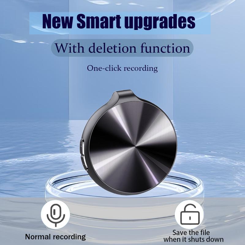 HD Smart Voice Recorder with One-Touch Recording & Playback, Long Battery Life, Outstanding Audio Quality, and Powerful Intelligent Recording Features.