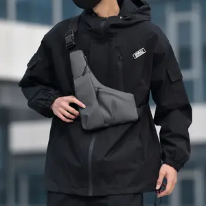 Mini Anti Theft Crossbody Travel Bag for Women Men, Multi-Pocket Crossbody Bag, Slim Sling Bag with Adjustable Strap