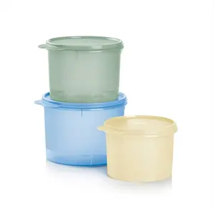Tupperware Stacking Canister 3 pc Set