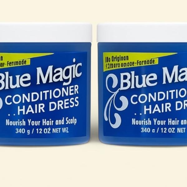 Blue Magic Conditioner Hair Dress Pack of 2 Each 12oz Anti Breakage Formula Long Lasting Moisture Resistant Suitable for Various Hair Types Made in USA.