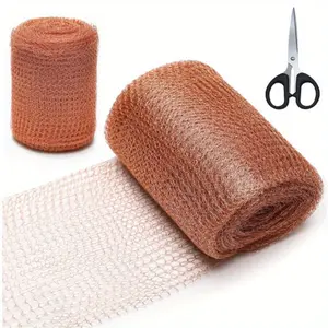 2 Pcs 36-foot Anti-snail Special Copper Mesh Filter, Including 1*36-foot Copper Mesh, 1*scissors, 2 Pcs 36-foot Anti-snail Special Copper Mesh Filter, Including 1*36-foot Copper Mesh, 1*scissors,