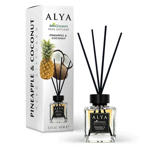 3.3 oz Reed Diffuser-Pineapple & Coconut Scents