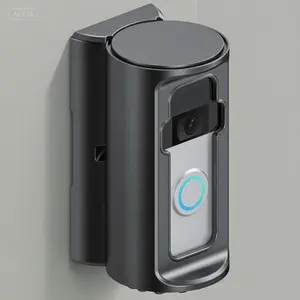 360° Adjustable Doorbell Mount for Wireless Cameras - No Drill Installation, Universal Angle Bracket for Video Doorbells, Reusable Security Camera Holder, Durable Outdoor Mount for Easy Positioning