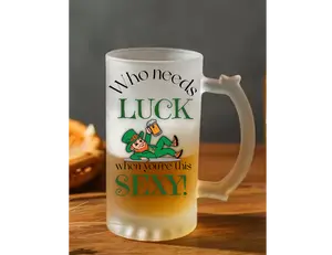 Who needs luck frosted Mug