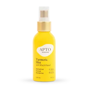 APTO Skincare Turmeric Mist w/Witch Hazel: Reviving & Brightening Facial Spritz & Makeup Setting Spray