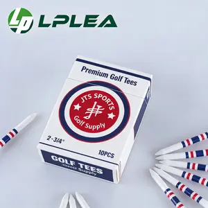 10Pcs Golf Ball Spikes with Smoke Box Packaging for Golf Ball Stand & Tee Holder