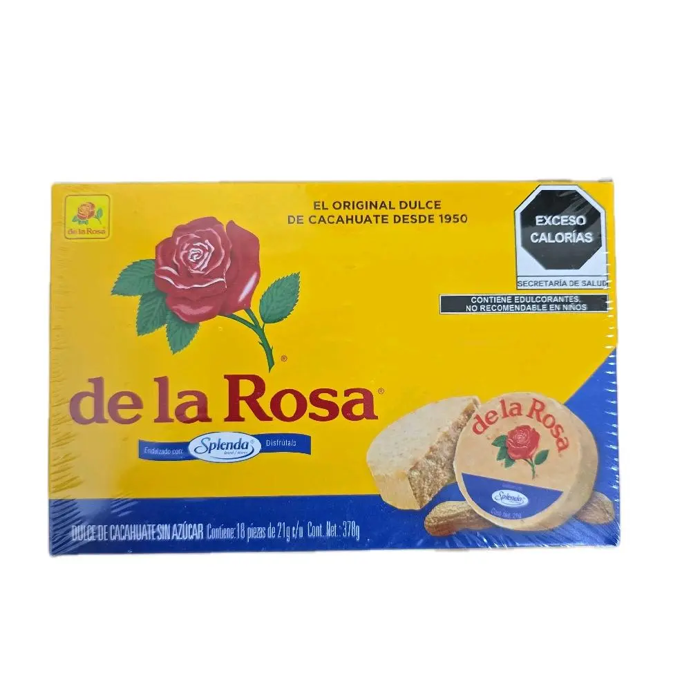 de la Rosa Mazapán Original – 12 Pieces Box (11.8 oz / 336g)