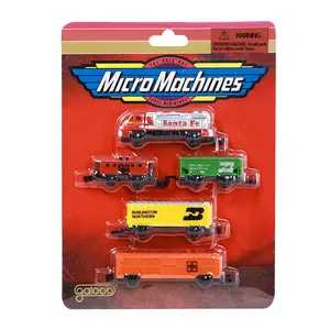 1 Set of 5 Mini Mechanical Railway Train Models, Collectible Display Items, Unisex, Model Number 6872708601, Batch 20240918
