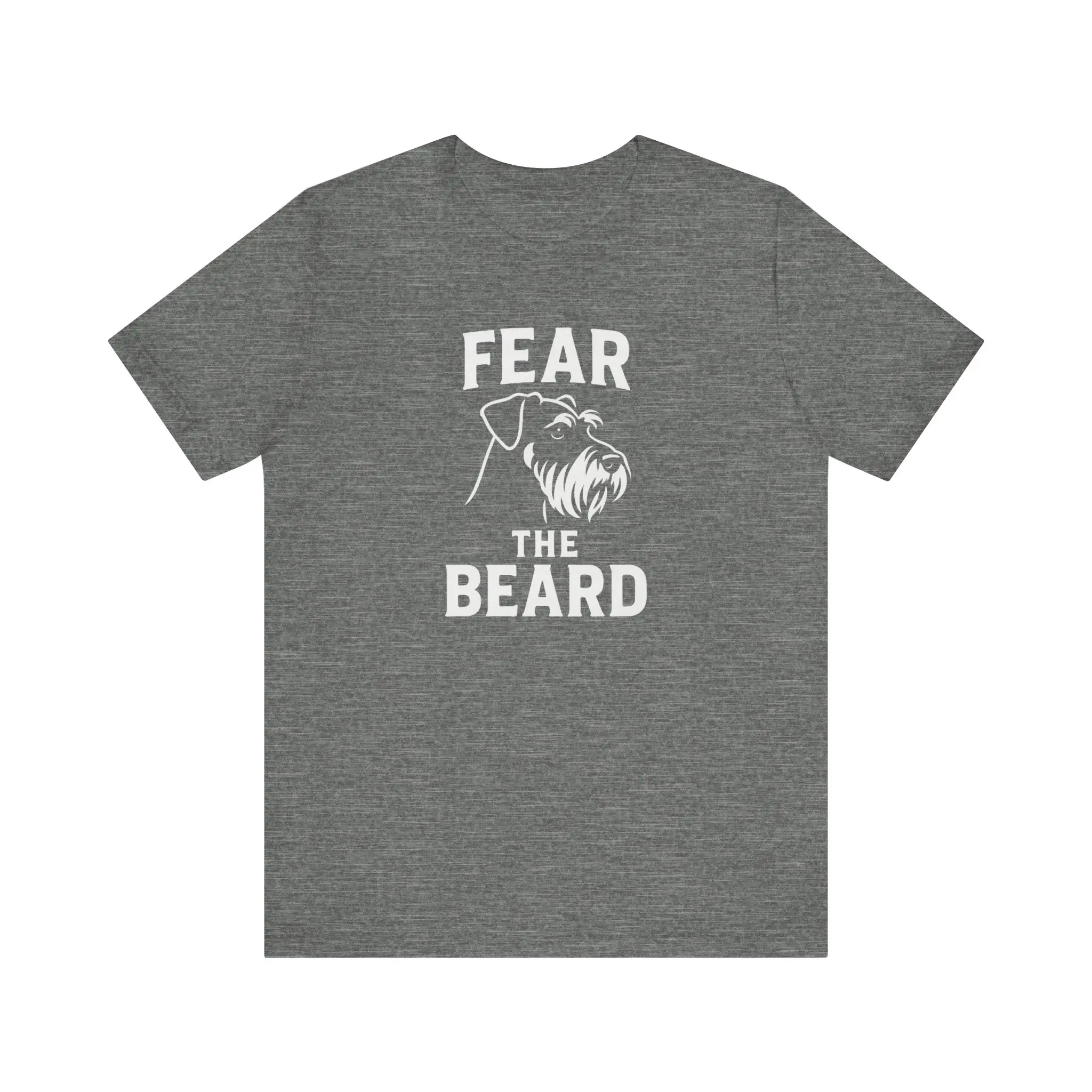 Fear the Beard Unisex Jersey Tee, Funny Beard Shirt, Gift for Bearded Men, Casual Wear, Father's Day Gift, Beard Lover Apparel
