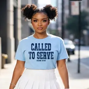 Christian “Called to Serve” Screen Print Transfer only– Faith Inspirational Design