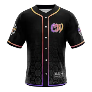Corporate Wooks Baseball Jersey - Breathable Design, Intricate Embroidery, High-Quality Cut & Sew 3D Trim, Sizes Up as Expected