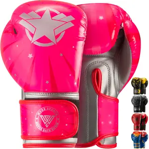 WYOX Kid Boxing Gloves 6oz, 8oz For Training with Thumb-Lock Feature, Moisture-Wicking Air Holes, & Durable Polyester Material
