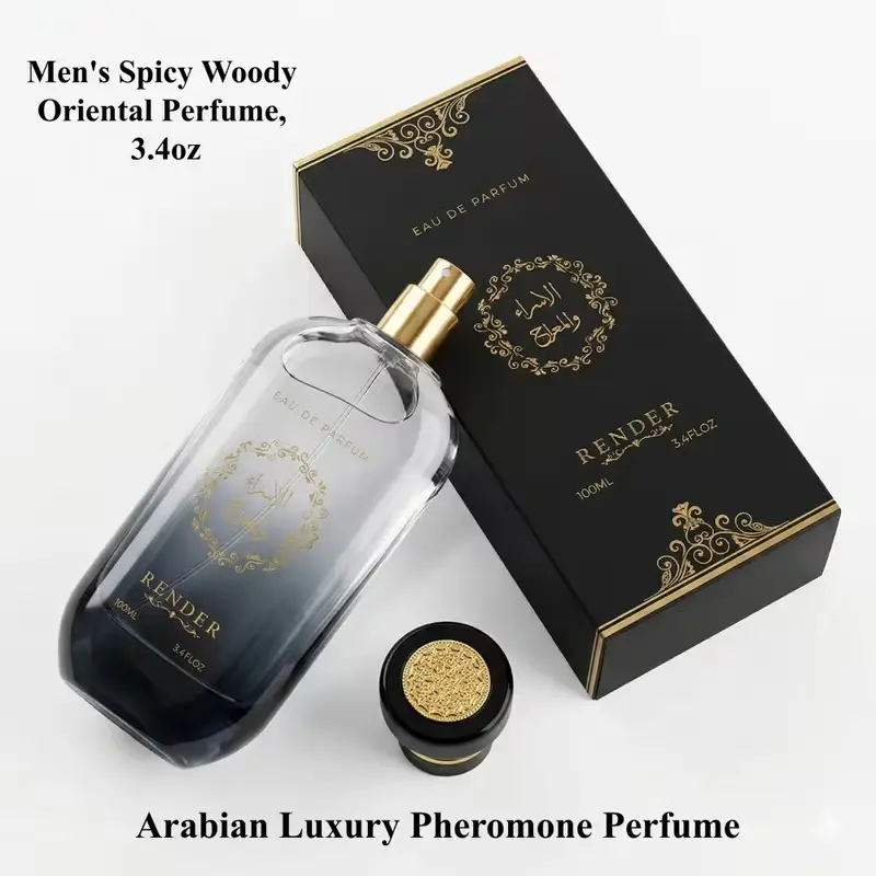 Men's Moringa Oriental Perfume, 3.4 oz Dubai Fragrance, Long-Lasting Men's Perfume Spray, Sophisticated Men's Fragrance, Perfect Holiday Gift Set