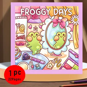 Cute & Cozy Coloring Book: Single-Sided Pages with Cute Animals & Quirky Characters, Stress-Relief Art for Relaxing Moments, Perfect Gift for Couples, Families & Holidays, Great Back-to-School & Art Supplies for All Ages