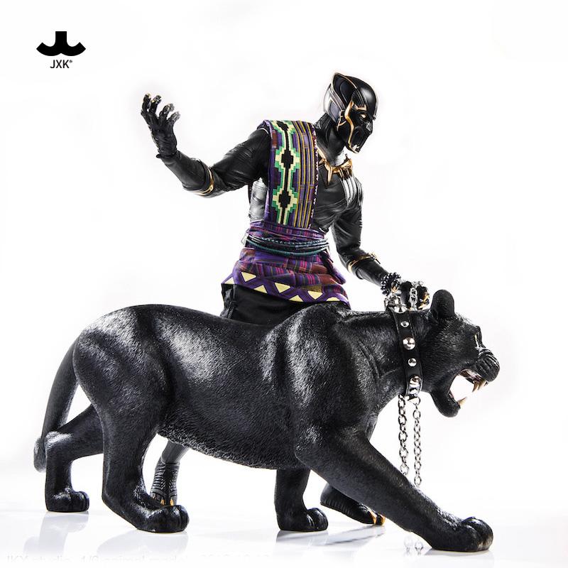 JXK Studio Leopard Figurine Statue SeriesDurable Polyresin with Intricate Details