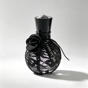 Women's Floral Perfume, Midnight Bloom, Dark Romantic Aura, Rose and Lace, Mysterious Scent, Elegant Fragrance for Women