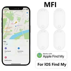 Smart GPS Tracker, Rechargeable Item Locator, Wireless Anti-lost Device, Item Locator Tracking Tag for Luggage, Suitcases and More
