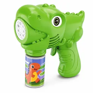 Dinosaur Bubble Machine, Cool Automatic Bubble Gun, Massive Bubbles, Summer Outdoor Party Essential, Kids Birthday Gift, Needs 4xaa Batteries and Bubble Solution