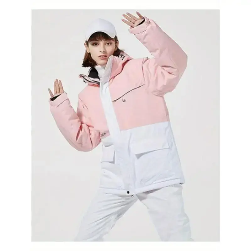 Women's Ski Jacket and Trousers Windproof High Quality Cold Adjustable Ski Top and Trousers Winter Snow Sports Snowboarding Skating Mountaineering Camping Ski Clothing Set Pink Outfits(Raincoats) Women's Ski Jacket and Trousers Windproof High Quality Cold Adjustable Ski Top and Trousers Winter Snow Sports Snowboarding Skating Mountaineering Camping Ski Clothing Set Pink Outfits(Raincoats)