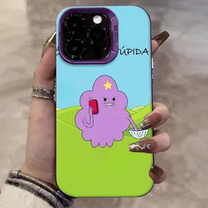 Angry Purple Cloud Monster on the Phone phone case for iPhone 17 Air 16 Pro Max 15 14 Plus 13 12 11 XR XS stylish camera protection Shockproof Anti Drop Durable Phone Case.