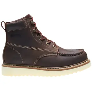 Wolverine Mens Loader 6 Inch Lightweight Soft Toe  Work/Duty - Brown
