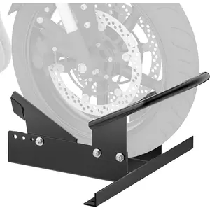 Nilight Heavy Duty Motorcycle Front Wheel Stand for Trailer Cruiser Sports Dirt Bikes 1800 lb Capacity Adjustable for 16"-23" Wheels