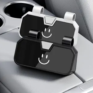 Car Sunglasses Holder Clip, Multifunctional Sun Visor Organizer for Glasses Cards Tickets, Essential Car Interior Accessory