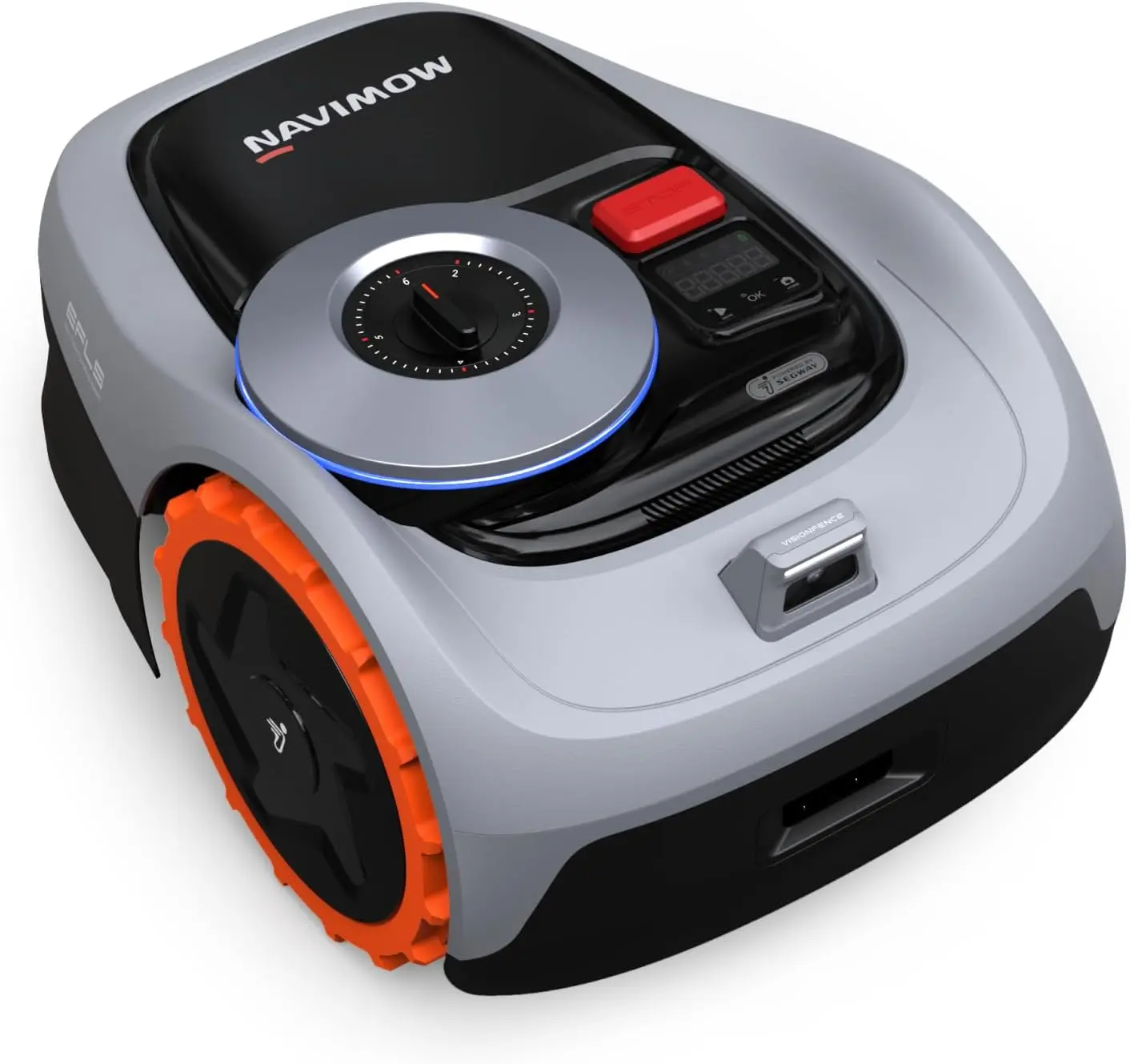 Robot Lawn Mower Perimeter Wire Free 1/8 Acre RTK+VisioRobotic Lawnmower, AI-Assisted Mapping, Virtual Boundary, APP Control, 58dB(A) Quiet, Multi-Zone Management