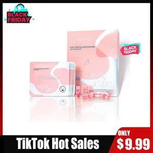 Misoour Collagen & Astaxanthin Neck Mask Set: Deeply Hydrate,Lift & Smooths Wrinkles|Containing collagen,Multi-petides,Pro-Xylane,Astaanthin,Glycerin#TikTokShopBlackFriday