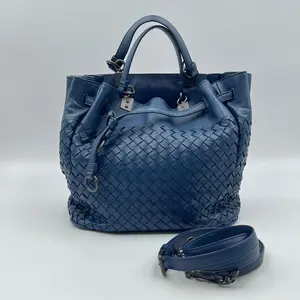 Pre-owned BOTTEGA VENETA Leather Tote Bags Intrecciato Bucket Bag
