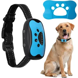 Pet Dog Anti Barking Device USB Rechargeable Dogs Training Collar Ultrasonic Stop Barking Vibration Anti Bark Collar